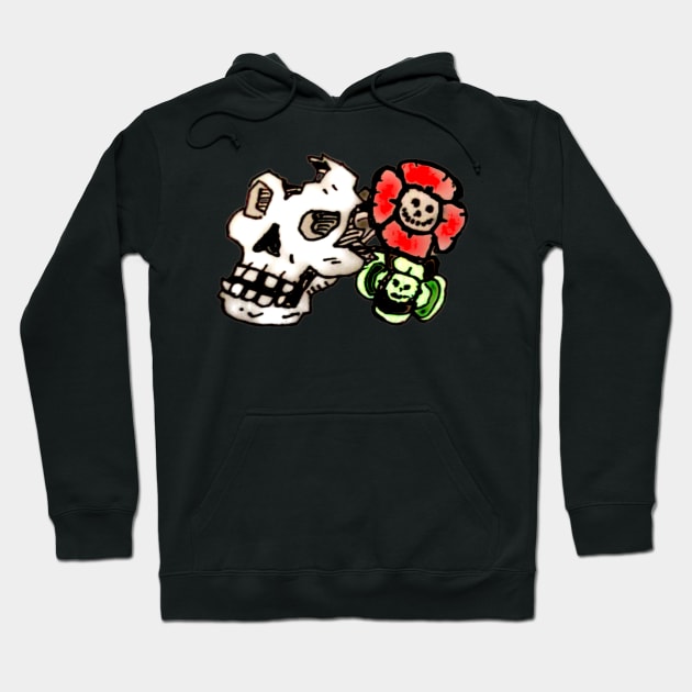 SKULL n ROSES Hoodie by MattisMatt83